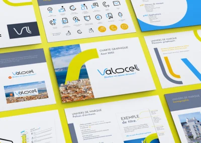 Valocell identité de marque