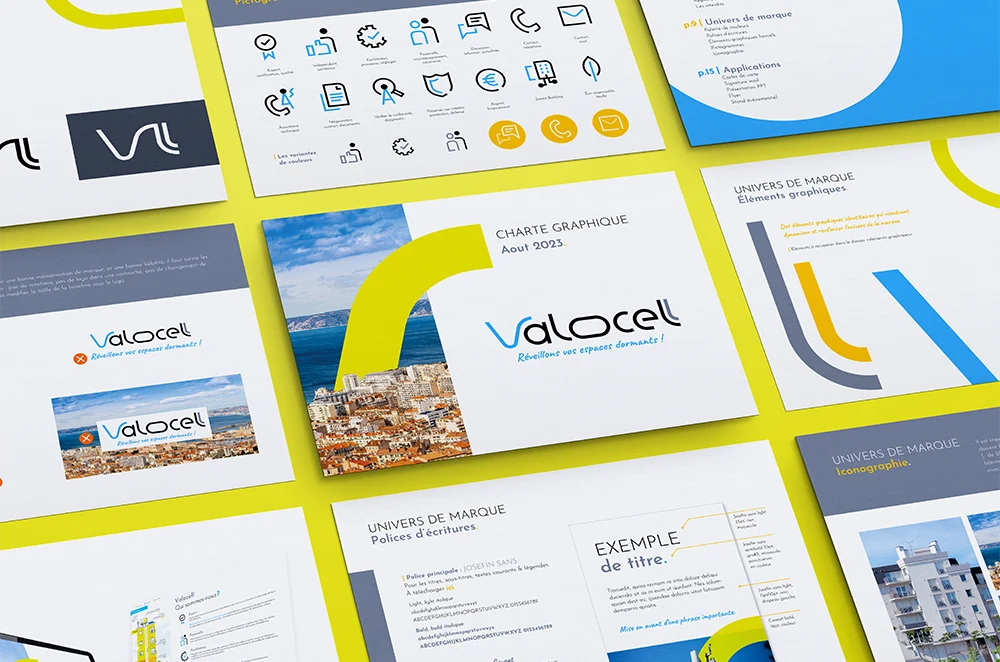 Valocell identite de marque