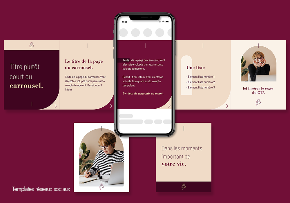 templates réseaux sociaux notaires